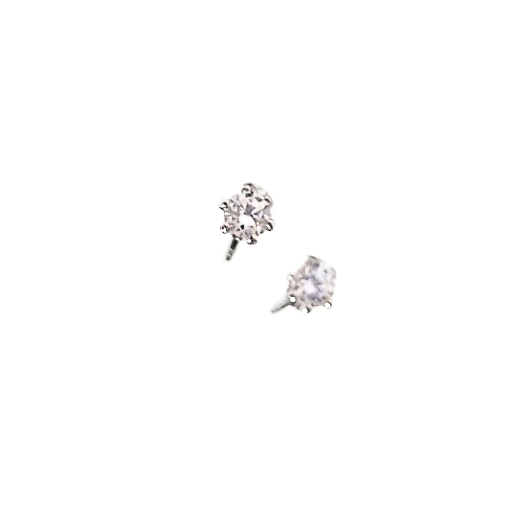 MINIS | Aretes | Laminado en rodio - Imagen 2