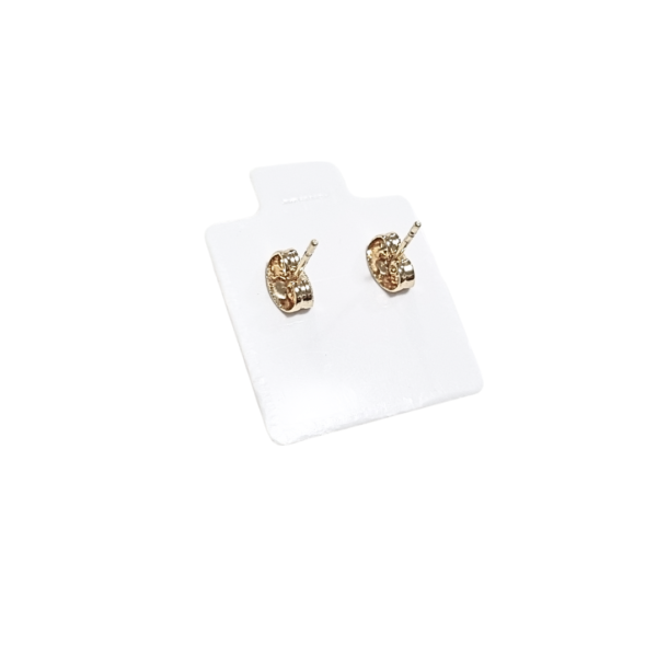 MANITA   |   Aretes pegaditos - chicos  |    Laminado en oro - Imagen 3