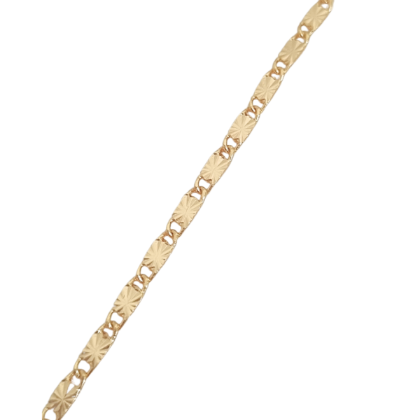 DELI ESTRELLA   |   Pulsera ultra delgada - 19 cm de largo   |    Laminado en oro - Imagen 2