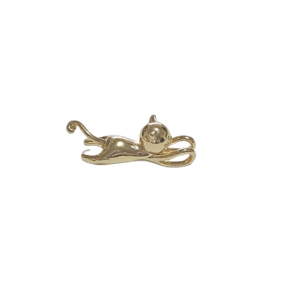 GATITO SIP | Dije mediano | Laminado en oro