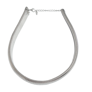 CHOKER CHUNKY    |   Collar grueso   |    Laminado en rodio