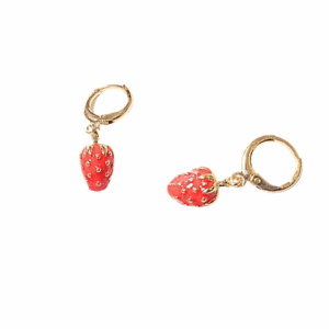 FRESITAS   |    Aretes huggies colgantes  - Talla M    |    Laminado oro
