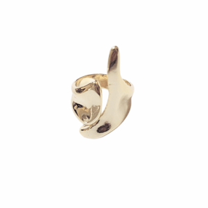 ASIM - DELGADO    |    Anillo ajustable - talla 7 - 9    |    Laminado oro