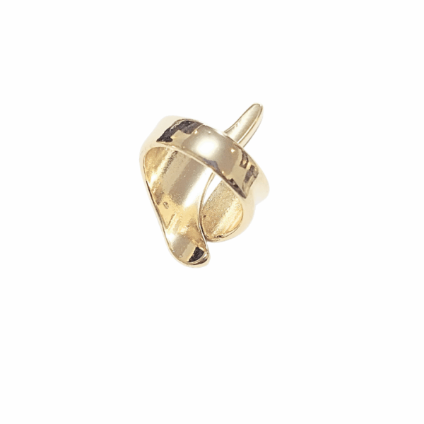 ASIM - DELGADO    |    Anillo ajustable - talla 7 - 9    |    Laminado oro - Imagen 3