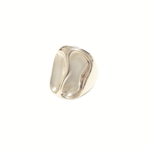 OVALADO ARRUGADO    |    Anillo ajustable - talla 7 - 9    |    Laminado oro