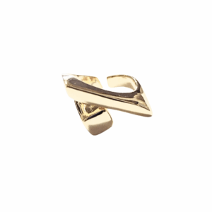 GIO GEOMTRÉTICO  |   Anillo ajustable grande - Talla 7 a 9 aprox.  |   Laminado en oro