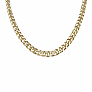 LA CUBANA DORADA | Cadena - 60 cm de largo | Laminado en oro