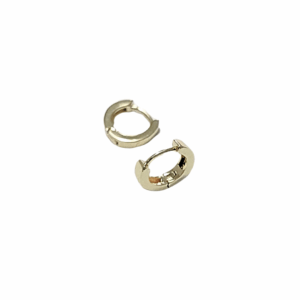 ARAS #2  |   Aretes huggies tipo arracadas - minis   |   Laminado en oro