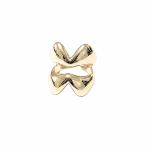 BOQUITA DORADA  |   Anillo ajustable grande - Talla 7 a 9   |   Laminado en oro