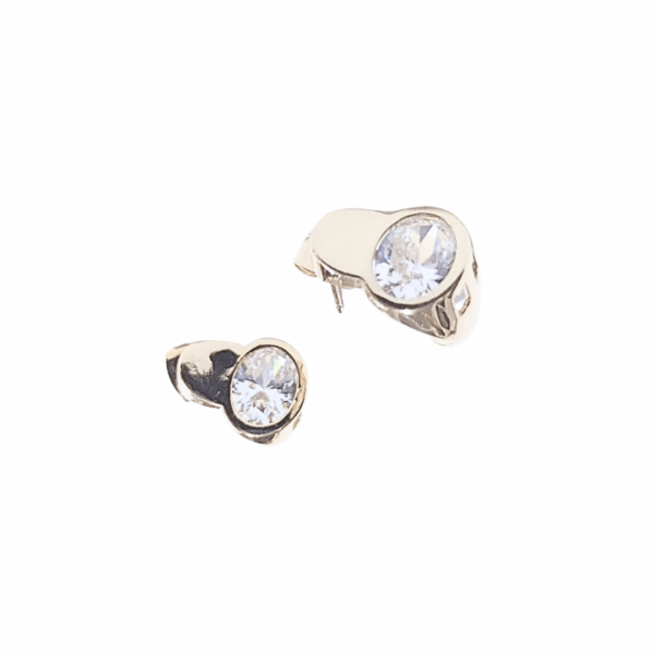 CIRUS     |    Aretes pegaditos - Medianos   |    Laminado en oro - Imagen 4