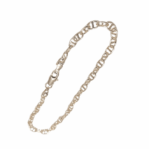 OVALADA-S   |    Pulsera - 19 cm de largo, aprox.    |    Laminada en oro - Imagen 3