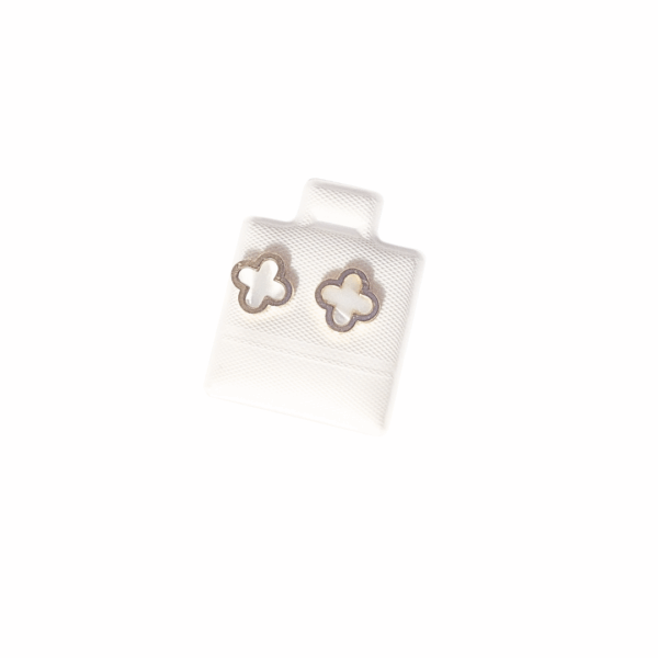 FLOWS NACARADAS    |    Aretes pegaditos - Chicos   |   Laminado en oro - Imagen 2