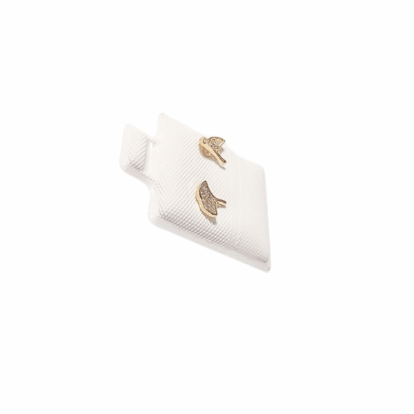 COLITAS DE SIRENA   |    Aretes pegaditos - Chicos   |    Laminado en oro - Imagen 2