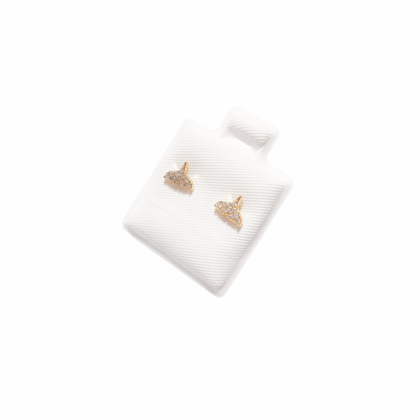 COLITAS DE DELÍN   |    Aretes pegaditos - Chicos   |    Laminado en oro - Imagen 2