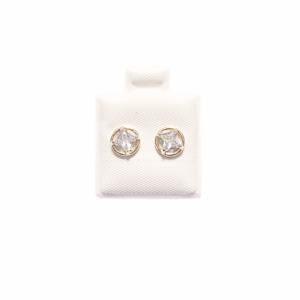 CIRCULARES CON PIEDRA ESTRELLA    |    Aretes pegaditos - Chicos   |   Laminado en oro