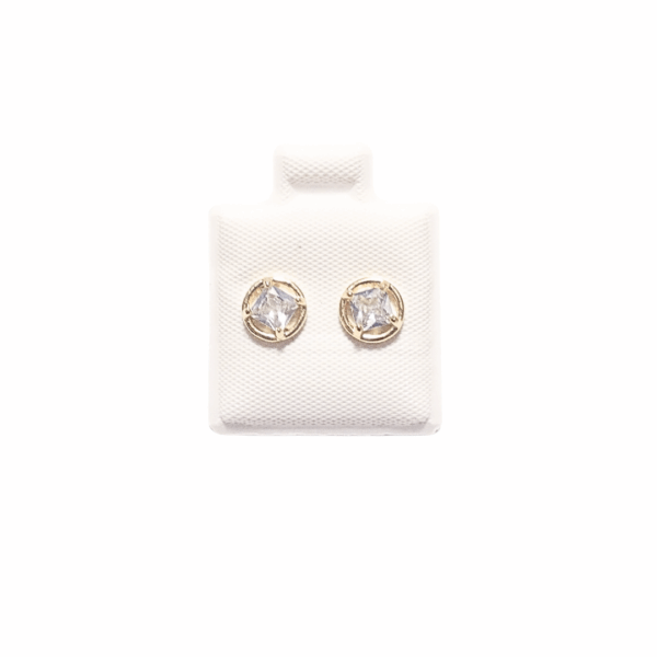 CIRCULARES CON PIEDRA ESTRELLA    |    Aretes pegaditos - Chicos   |   Laminado en oro