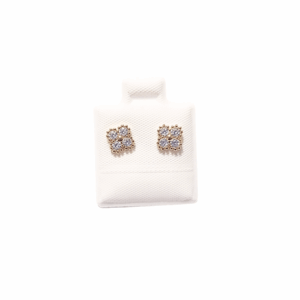 FLOWS-IS    |    Aretes pegaditos - Chicos   |   Laminado en oro