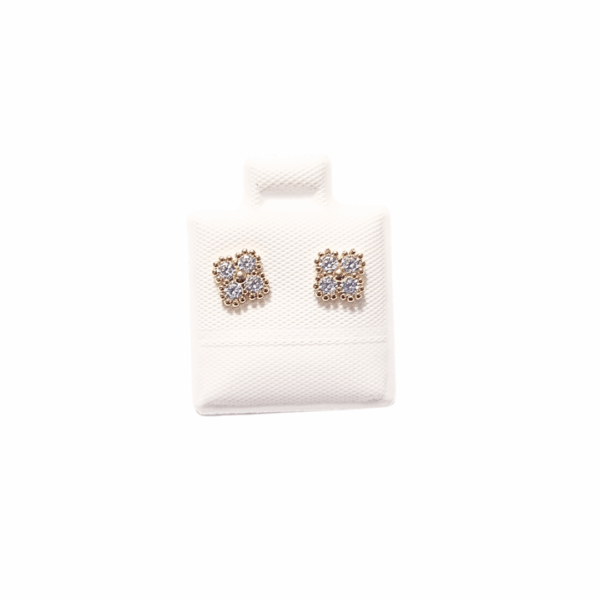 FLOWS-IS    |    Aretes pegaditos - Chicos   |   Laminado en oro