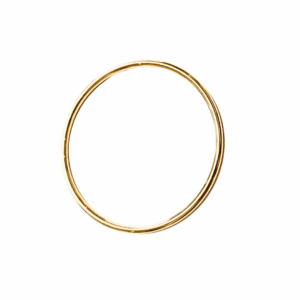 ALICE CIRCULAR DORADA    |    Pulsera rígida - Talla: Chica  |    Acero inoxidable
