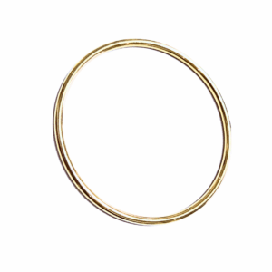 ALICE CIRCULAR DORADA  |    Pulsera rígida - Talla: mediana  |    Acero inoxidable