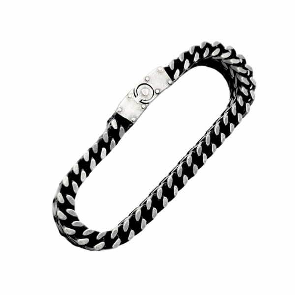 ALEX VINTAGE  |   Pulsera gruesa - Talla M - 21 cm de extensión   |   Acero inoxidable - Imagen 5