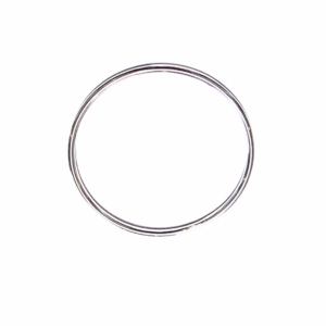ALICE CIRCULAR PLATEADA |    Pulsera rígida - Talla: Chica  |    Acero inoxidable