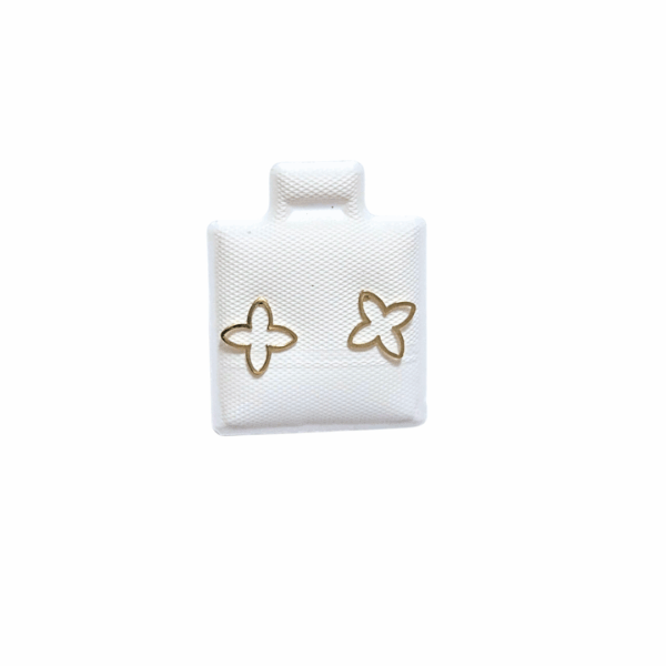 FLORES ANGULARES    |    Aretes pegaditos - Chicos   |    Acero inoxidable