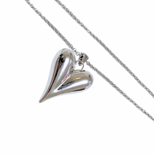 CORAZONNE   |   Collar con dije de corazón - 43 cm de extensión   |   Acero inoxidable