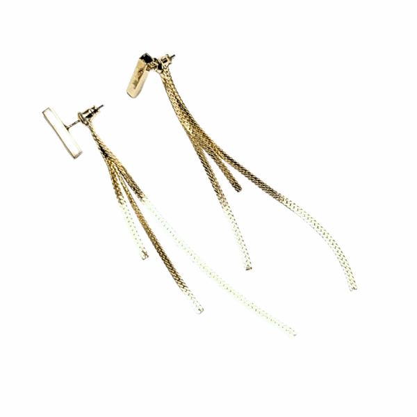 DIVINOS & LARGOS   |    Aretes pegaditos - grandes   |    Acero inoxidabl - Imagen 4