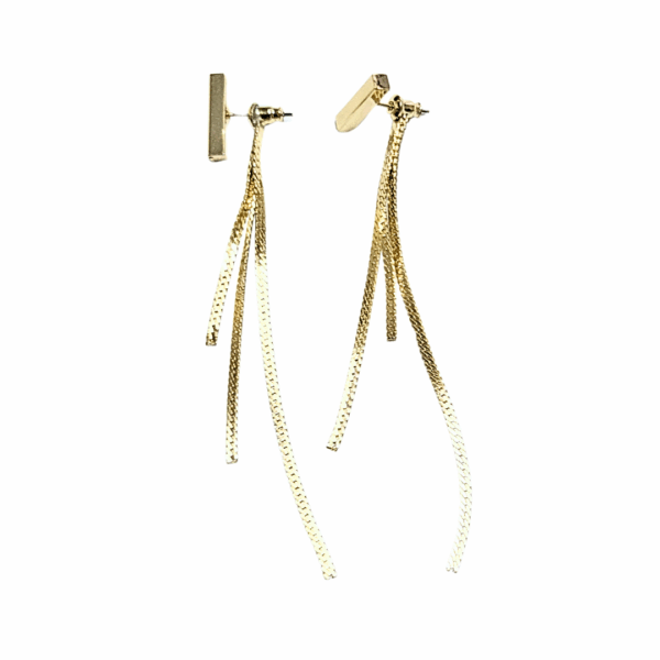 DIVINOS & LARGOS   |    Aretes pegaditos - grandes   |    Acero inoxidabl - Imagen 3