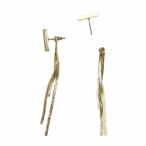 DIVINOS & LARGOS   |    Aretes pegaditos - grandes   |    Acero inoxidabl - Imagen 2