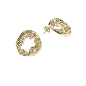DONITAS   |    Aretes pegaditos - Grandes   |    Laminado en oro