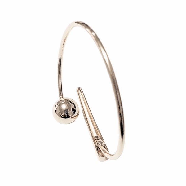 PUNTAS GEO    |    Pulsera brazalete - Talla CH/M - 21 cm aprox.   |    Laminado en oro - Imagen 2