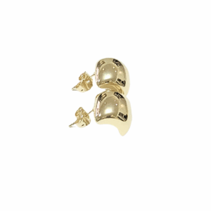 ANNITAS   |    Aretes pegaditos anchos - chicos  |    Laminado en oro