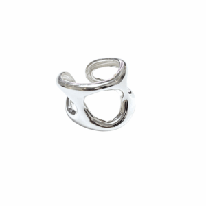 ALULADO   |   Anillo ajustable chunky - Talla 7 a 9 aprox.   |   Acero inoxidable