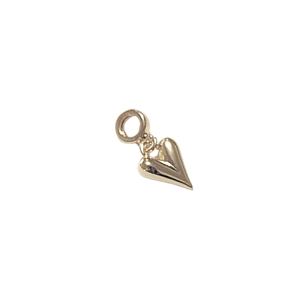 CORAZÓN ALARGADO | Charm - chico | Laminado en oro