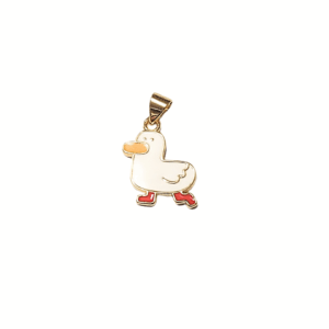 PATO CON ZAPATOS   |    Dije - chico    |    Laminado en oro