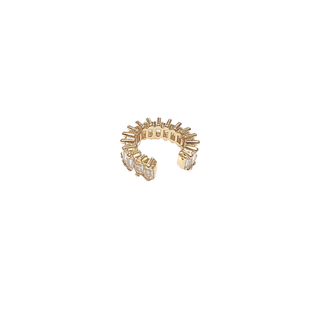 ALINE-ADO | Arete simulador - Chico | Laminado oro - Imagen 3