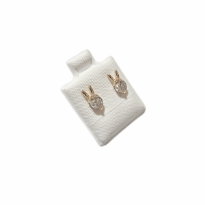 OREJITAS DE COJENO   |    Aretes pegaditos tipo broquel - chicos   |    Laminado en oro