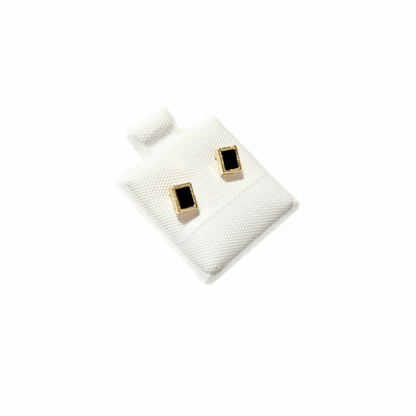NEGRONIS   |    Aretes pegaditos tipo broquel - mini   |    Laminado en oro - Imagen 2