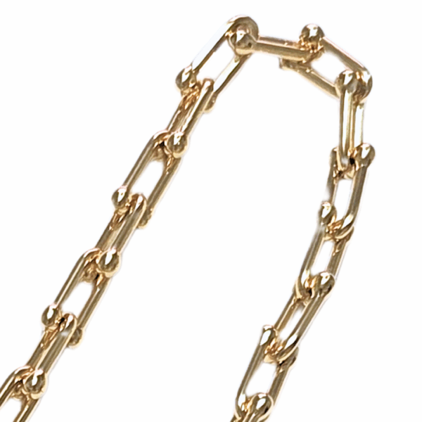 KINDA BRONCEADA   |    Cadena chocker de eslabones gruesos - 45 cm de largo    |    Acero inoxidable - Imagen 2