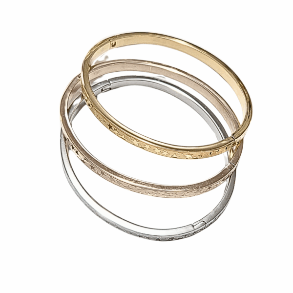 FIN DE SEMANA CON ESTRELLAS   |    Pulseras delgadas - Talla: ch/med   |   Acero inoxidable - Imagen 3