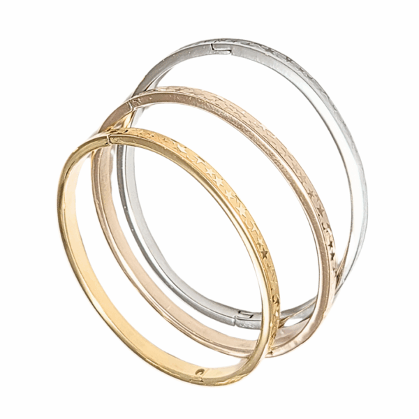 FIN DE SEMANA CON ESTRELLAS   |    Pulseras delgadas - Talla: ch/med   |   Acero inoxidable - Imagen 2