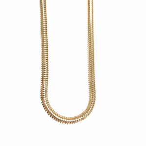 LILE 50   |    Cadena circular - 50 cm de largo   |    Laminado en oro