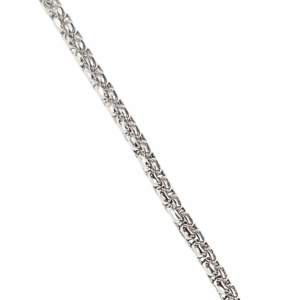 REDONNI PLATEADA   |    Pulsera de eslabones delgados, redondeados - 21 cm de largo aprox.    |    Acero inoxidable