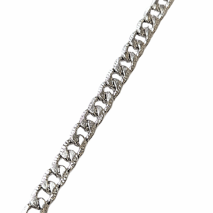 PLATIN REDONDEADA 50   |    Cadena mediana - 50 cm de largo   |    Acero inoxidable