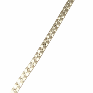 ESCALA PLANA   |   Cadena plana - 50 cm de largo  |   Laminado en oro