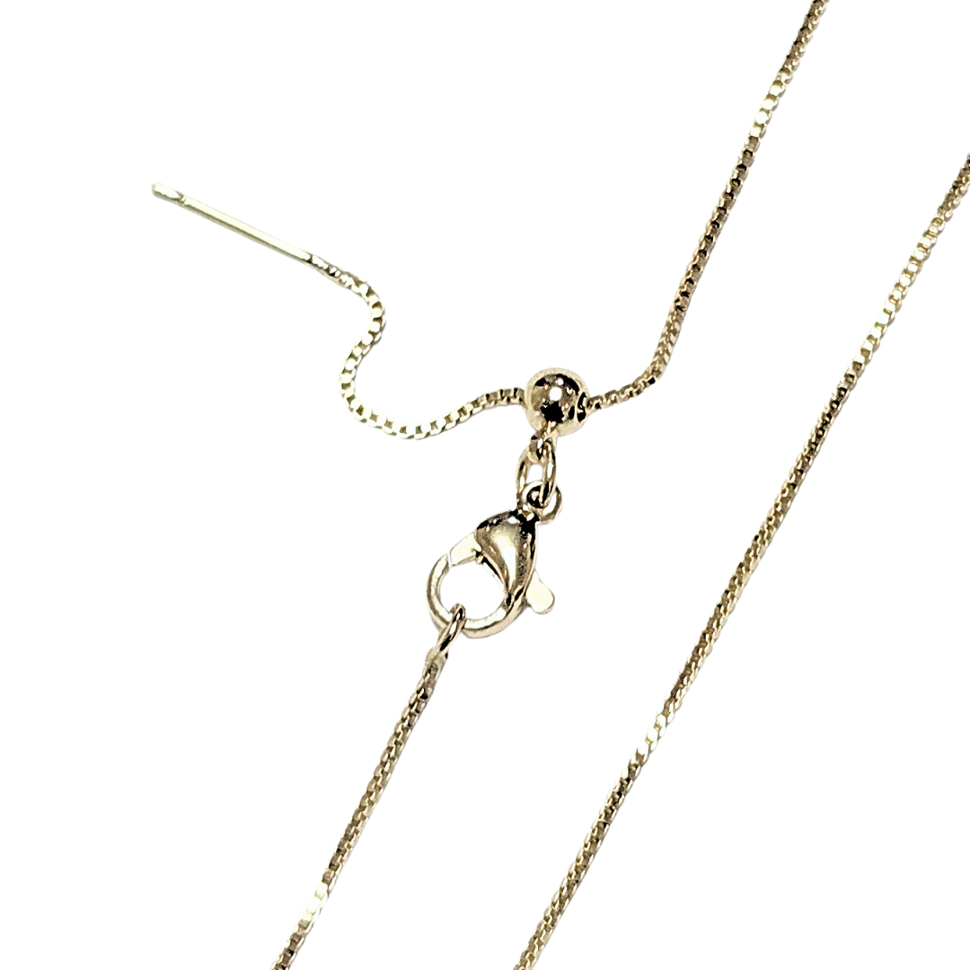 PERRITO SALCHICHA | Collar cadena ajustable y dije chico - 45 cm de largo + 1.2 cm de dije | Laminado en oro - Imagen 3
