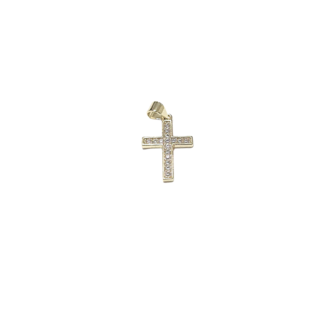 CRUZ-MI - Dije mini - Laminado en oro