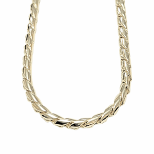 GONNY - 70   |   Cadena gruesa y tubular - 70 cm de largo  |   Laminado en oro